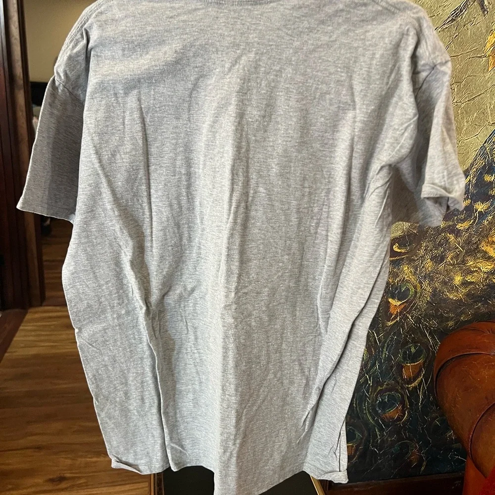 Lot of 3 Hanes Light Gray Men's Short Sleeve Tee